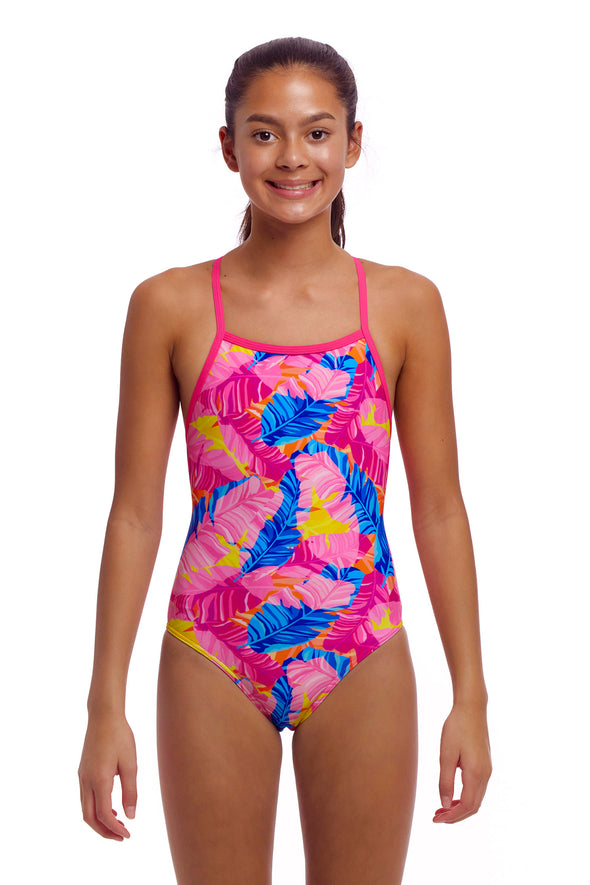 Funkita Just Jungle Girls Tie Me Tight One Piece Swimsuit