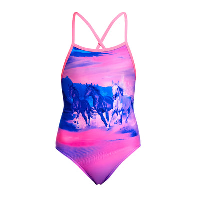 Funkita Ride Time Girls Tie Me Tight One Piece Swimsuit