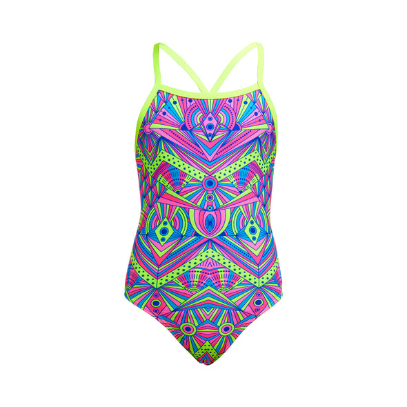 Funkita Stellar Stars Girls Tie Me Tight One Piece Swimsuit