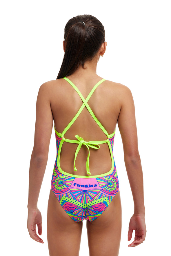 Funkita Stellar Stars Girls Tie Me Tight One Piece Swimsuit