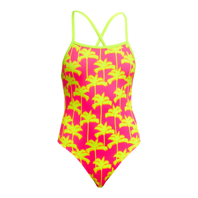 Funkita Sweet Coconuts Tie Me Tight Ladies One Piece Swimsuit