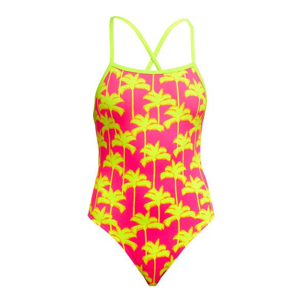 Funkita Sweet Coconuts Tie Me Tight Ladies One Piece Swimsuit