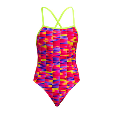 Funkita Wriggle Walls Tie Me Tight Ladies One Piece Swimsuit