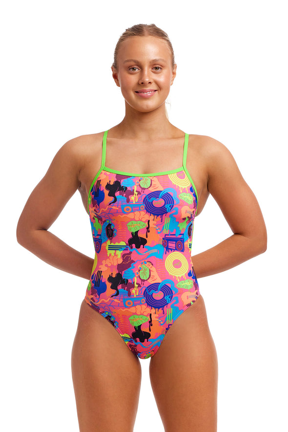 Funkita Lotsa Pop Single Strap Ladies One Piece