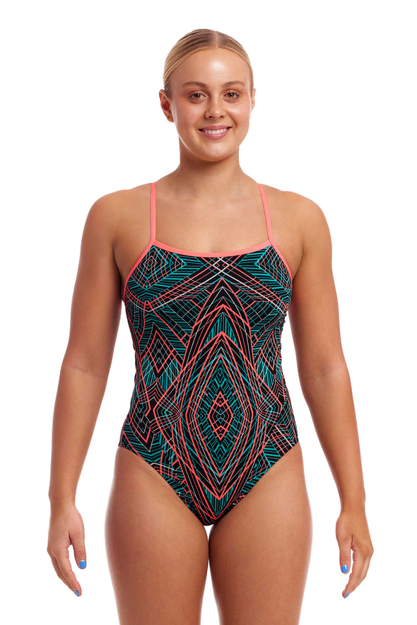 Funkita Ladies Spiro Mint Swim Secure One Piece