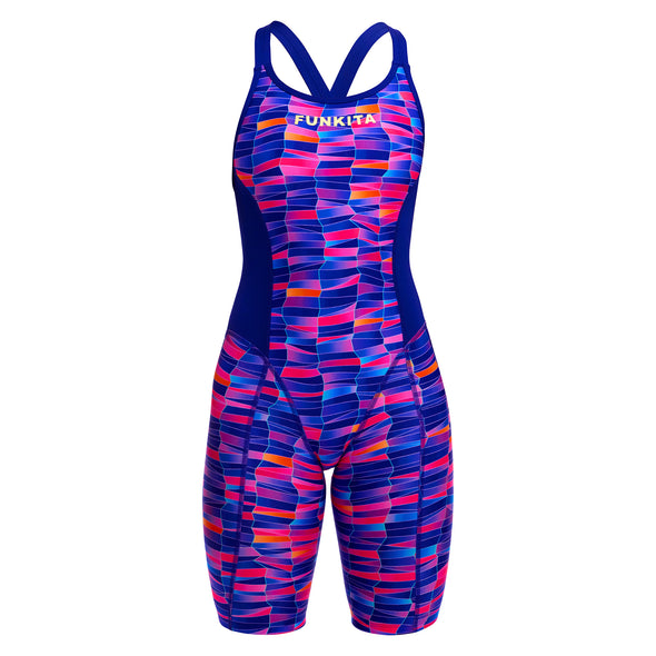 Funkita Ladies Warped Waves Fast Legs Training One Piece