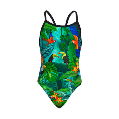 Funkita Lost Forest Girls Single Strap One Piece
