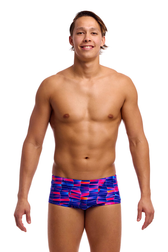 Funky Trunks Warped Waves Mens Classic Trunks