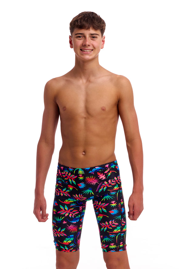 Funky Trunks Boy's Lost Leaf Training Jammers