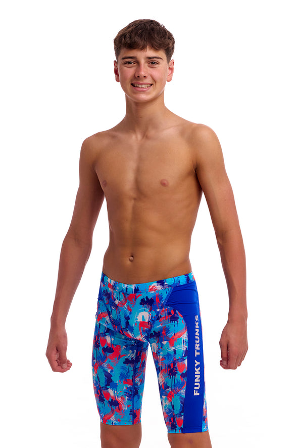 Funky Trunks Boy's Messy Messy Messy Training Jammers