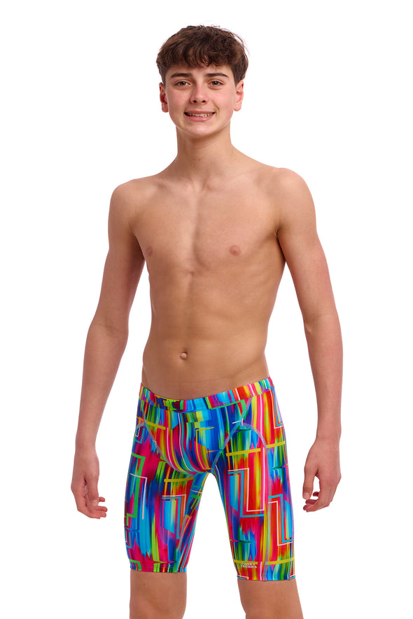 Funky Trunks Boy's The Glitch Training Jammers