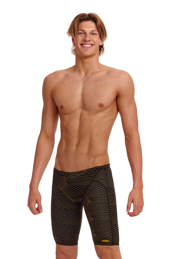 Funky Trunks Mens Gold Weaver Training Jammers