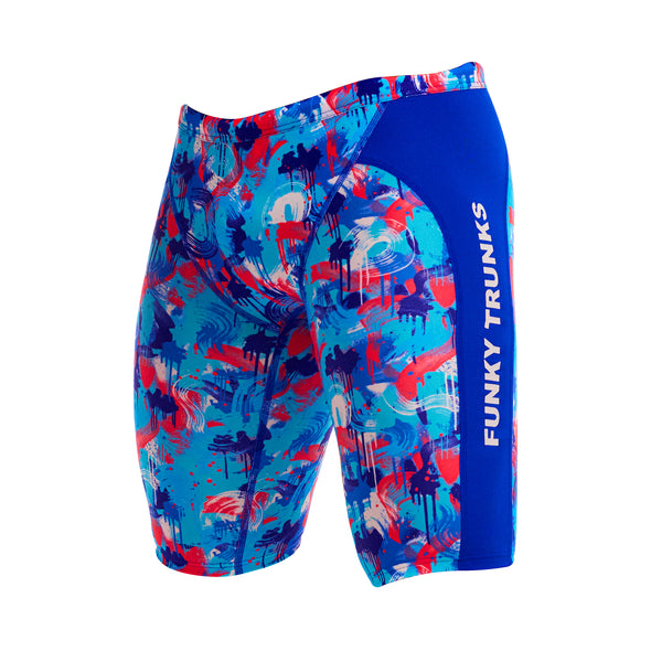 Funky Trunks Mens Messy Messy Messy Swimming Training Jammers