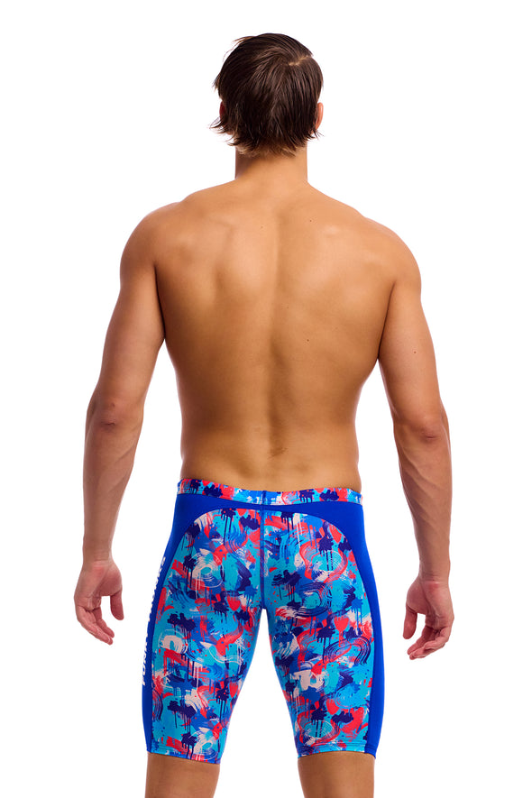 Funky Trunks Mens Messy Messy Messy Swimming Training Jammers