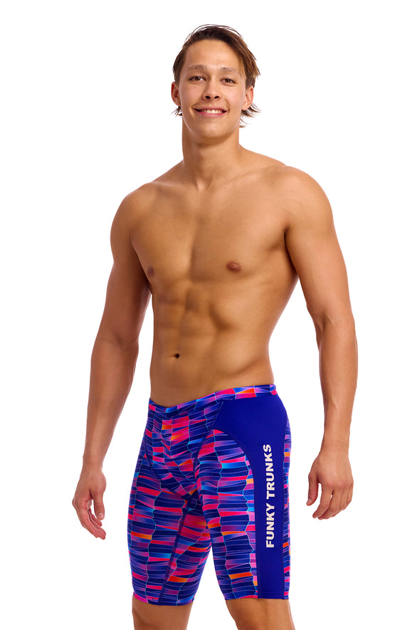 Funky Trunks Mens Warped Waves Swimming Training Jammers