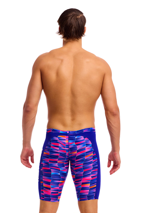 Funky Trunks Mens Warped Waves Swimming Training Jammers