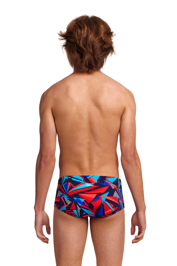 Funky Trunks Boy's Patriot Beat Sidewinder Trunks