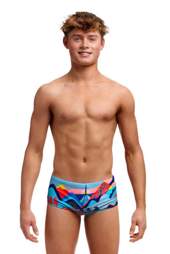 Funky Trunks Boy's Vive La Funky Sidewinder Trunks