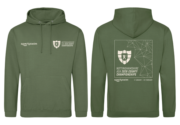 Nottinghamshire ASA County Championships 2026 Merchandise Hoodie
