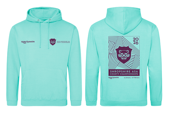 Shropshire ASA County Championships 2026 Merchandise Hoodie - Pre Order