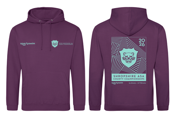 Shropshire ASA County Championships 2026 Merchandise Hoodie - Pre Order