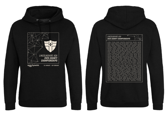 Lincolnshire ASA County Championships 2025 Merchandise Hoodie - Pre-Order