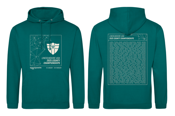 Lincolnshire ASA County Championships 2025 Merchandise Hoodie - Pre-Order