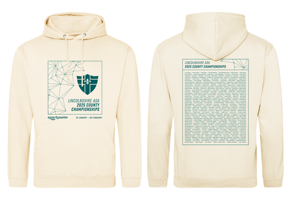 Lincolnshire ASA County Championships 2025 Merchandise Hoodie - Pre-Order