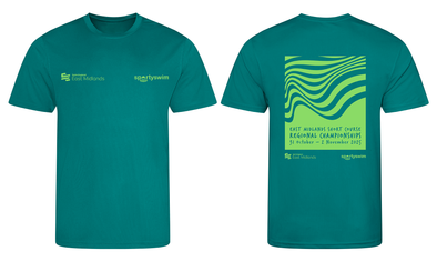 Swim England East Midland Short Course Regionals 2025 Merchandise T-Shirt - Pre Order