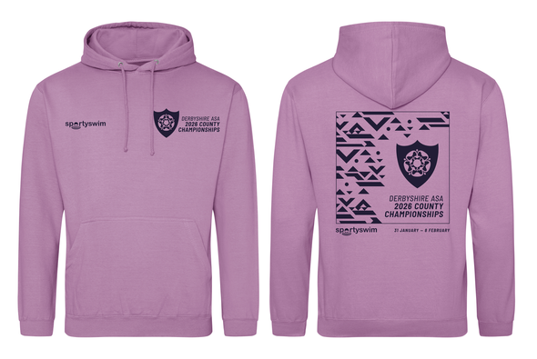 Derbyshire ASA County Championships 2026 Merchandise Hoodie - Pre Order