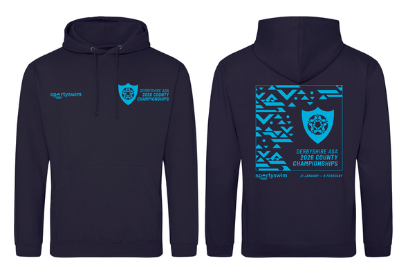 Derbyshire ASA County Championships 2026 Merchandise Hoodie - Pre Order