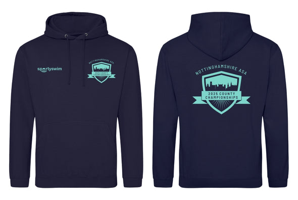 Nottinghamshire ASA County Championships 2025 Merchandise Hoodie