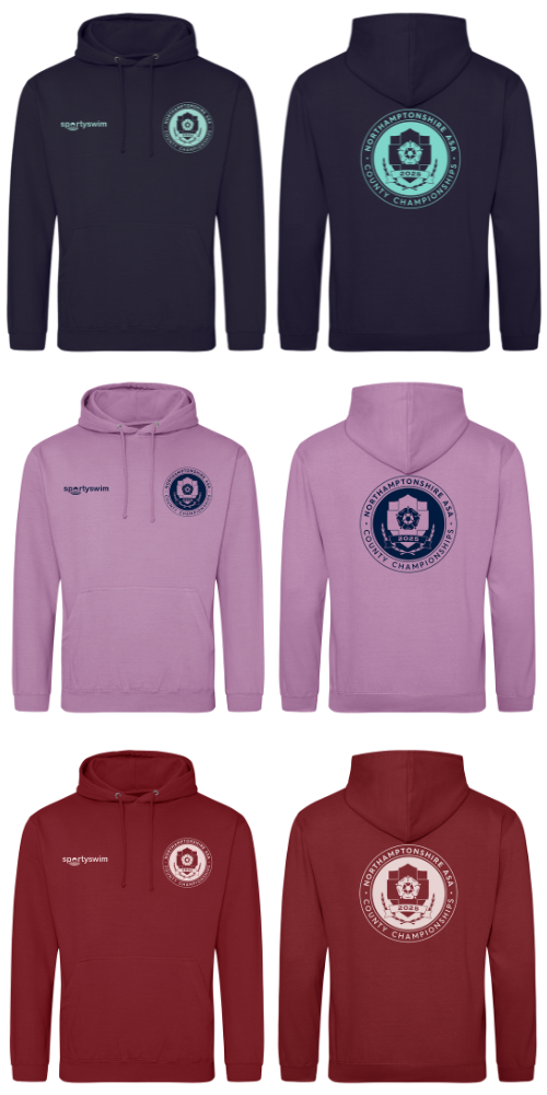 Northamptonshire ASA County Championships 2025 Merchandise Hoodie - Pre-Order