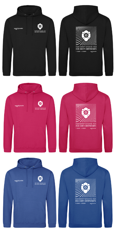 Northamptonshire ASA County Championships 2026 Merchandise Hoodie - Pre Order