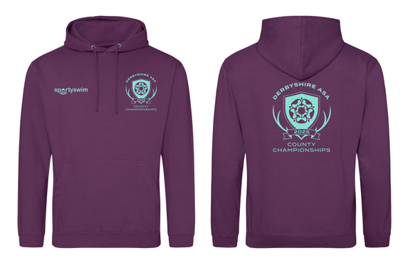 Derbyshire ASA County Championships 2025 Merchandise Hoodie - Pre Order