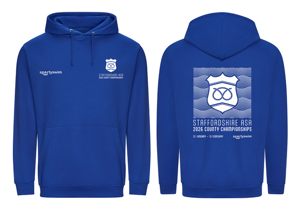 Staffordshire ASA County Championships 2026 Merchandise Hoodie - Pre Order