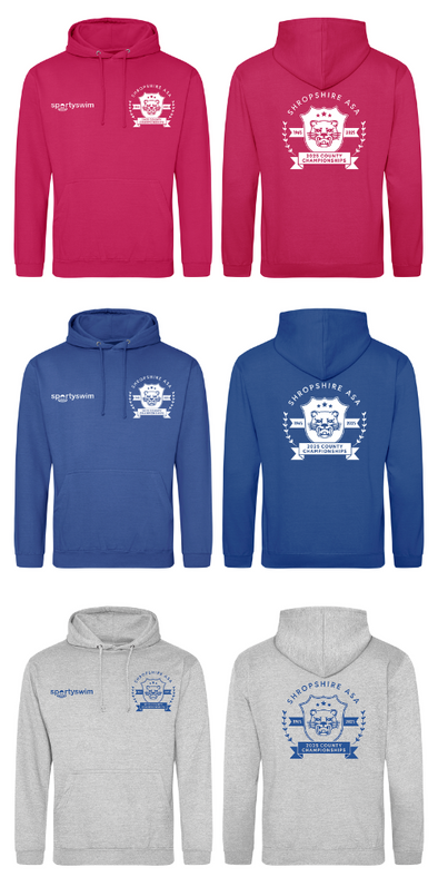 Shropshire ASA County Championships 2025 Merchandise Hoodie - Pre-Order