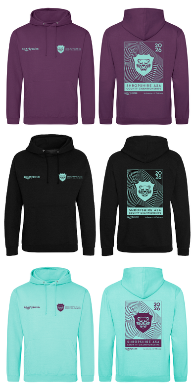Shropshire ASA County Championships 2026 Merchandise Hoodie - Pre Order