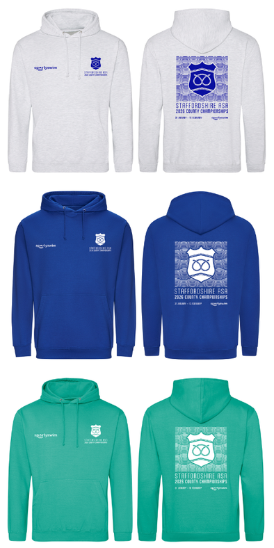 Staffordshire ASA County Championships 2026 Merchandise Hoodie - Pre Order