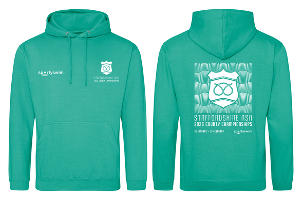 Staffordshire ASA County Championships 2026 Merchandise Hoodie - Pre Order