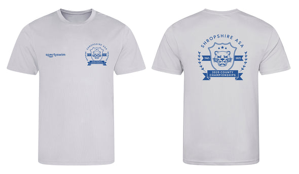 Shropshire ASA County Championships 2025 Merchandise T-Shirt - Pre-Order