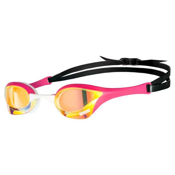 Arena Cobra Ultra Swipe Mirror Swimming Goggles- Copper/Light Lens