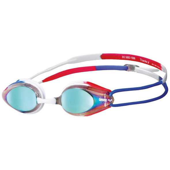 Arena Junior Tracks Mirror Swimming Goggles
