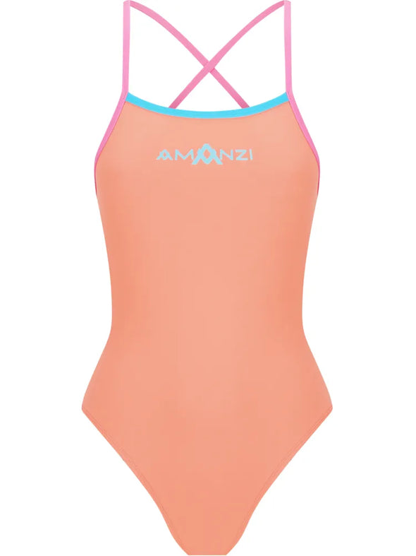 Amanzi Pastella Tie Back One Piece Swimsuit