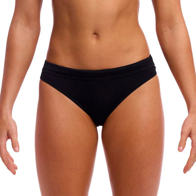 Funkita Still Black Sports Secure Swim Brief - Period Protection