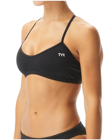 TYR Durafast Elite® Women's Trinity Top - Solid Black