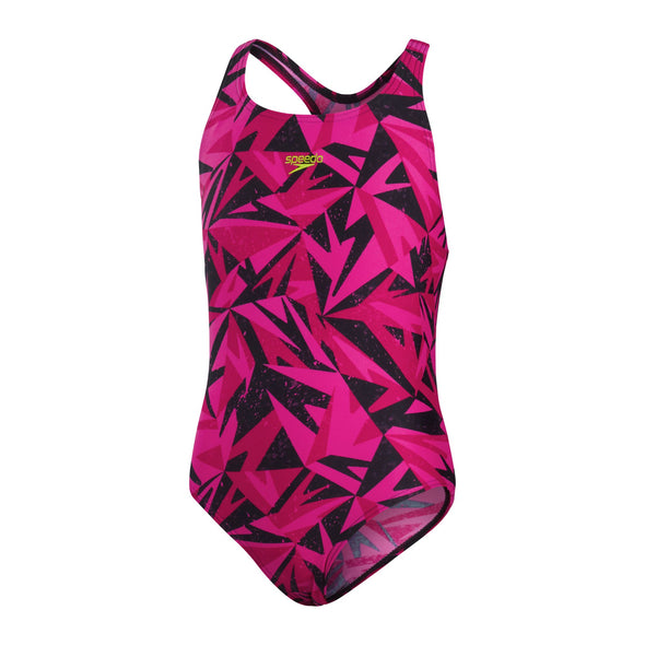 Speedo Hyperboom Girls Junior Allover Medalist Swimsuit