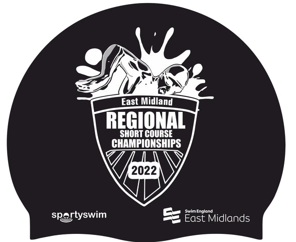 Swim England East Midland Regional Short Course Champs 2022 Merchandise Swimming Cap