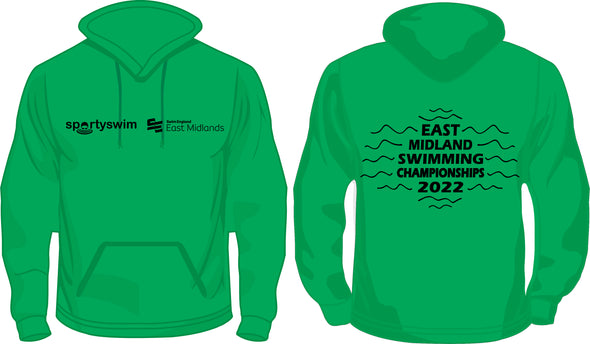 Swim England East Midland Long Course Regionals 2022 Merchandise Hoodie