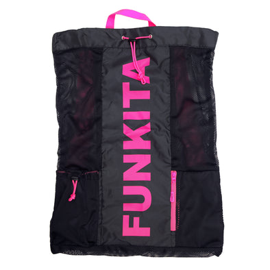 Funkita Pink Shadow Gear Up Mesh Backpack
